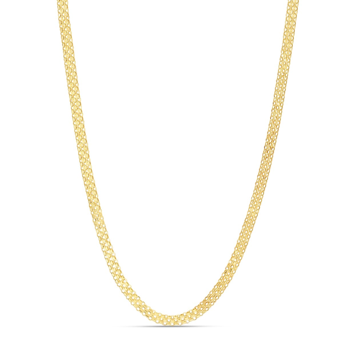 14K 3.5mm Bismark Chain