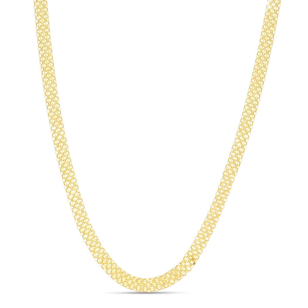 14K 4.7mm Bismark Chain