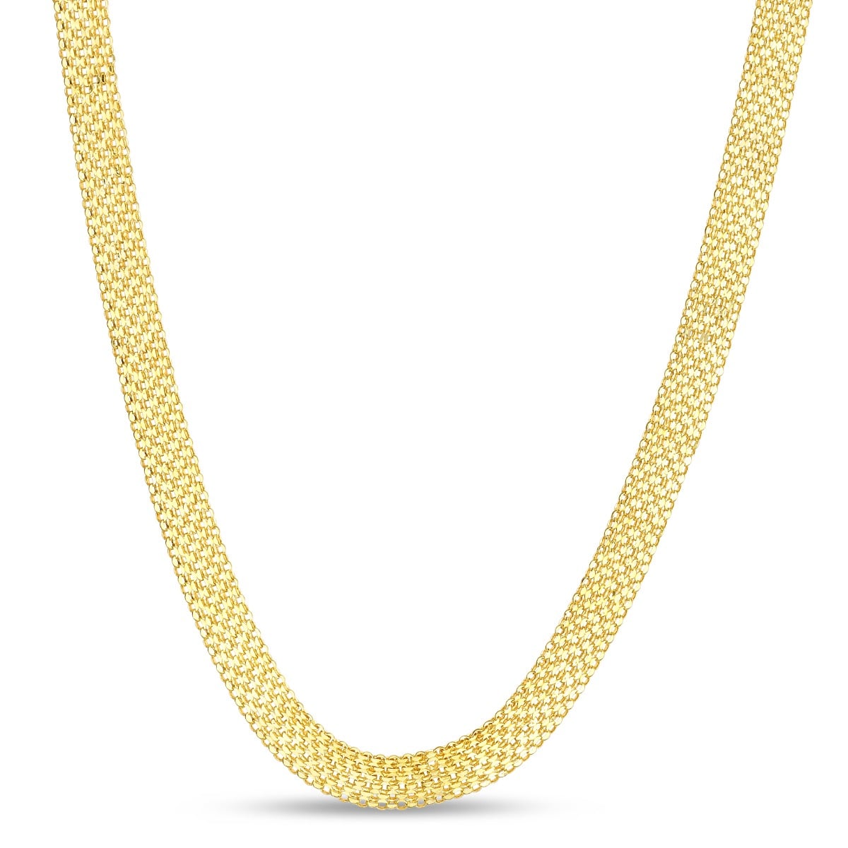 14K 7mm Bismark Chain