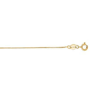 14K Gold .60mm Classic Box Chain