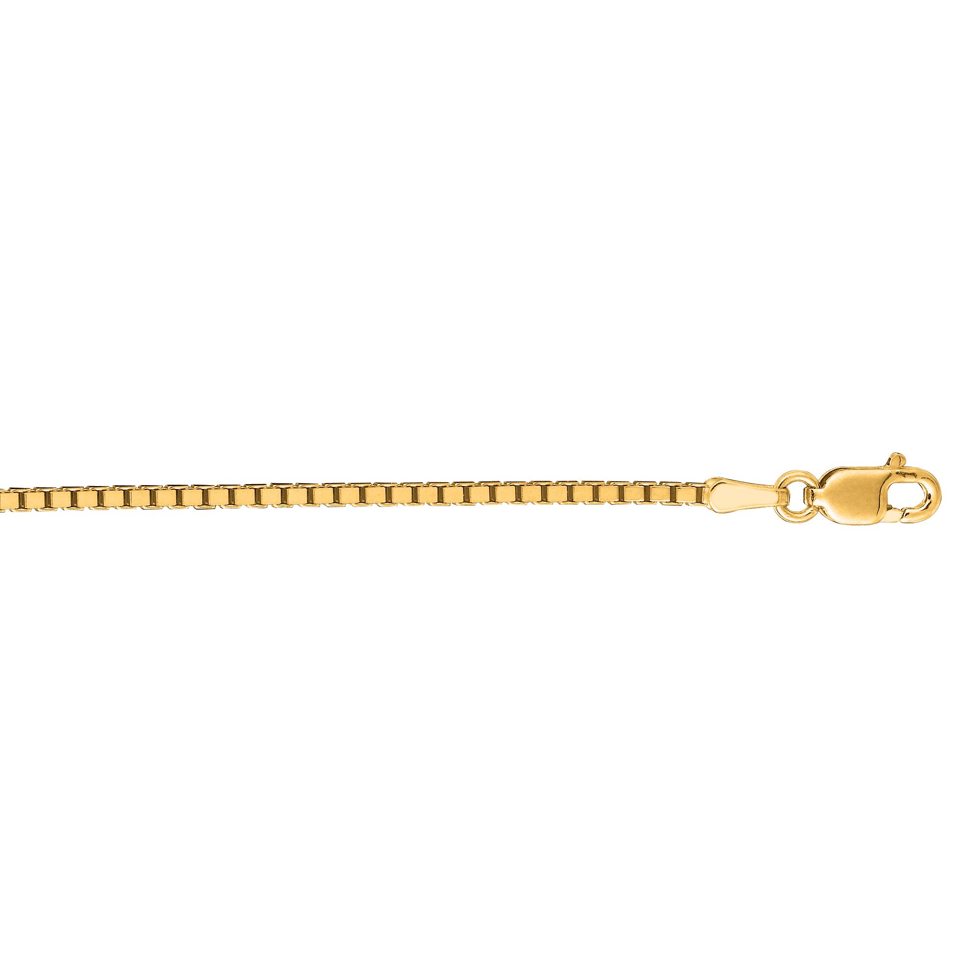 14K Gold 1.4mm Classic Box Chain