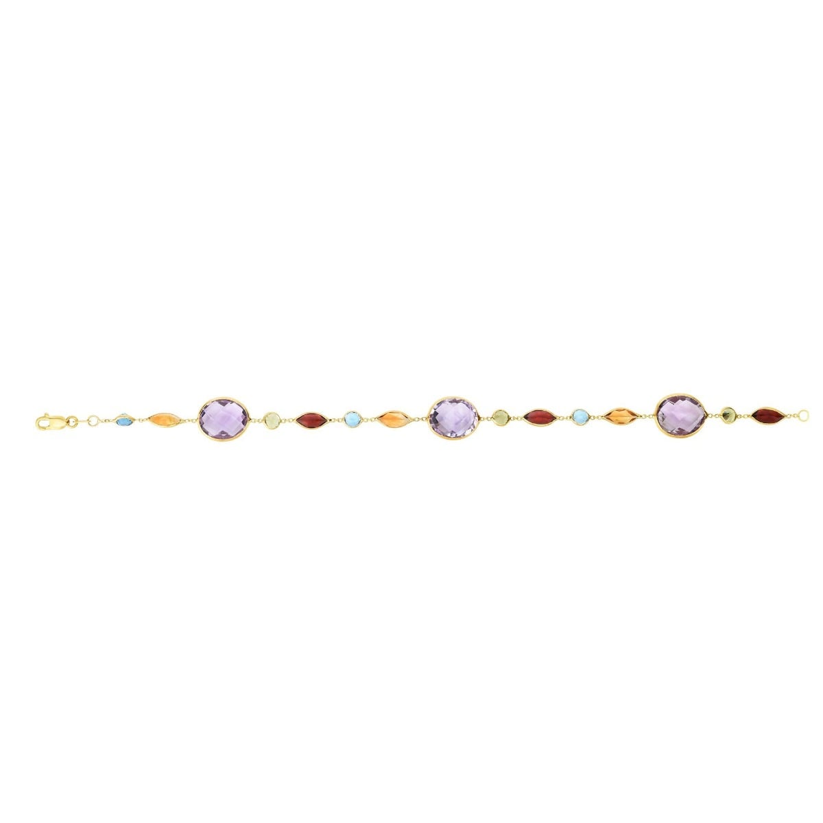 14K Gold Semi-Precious Bracelet
