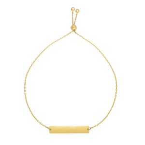 14K Gold ID Friendship Bracelet