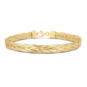14K Rapunzel Woven Chain
