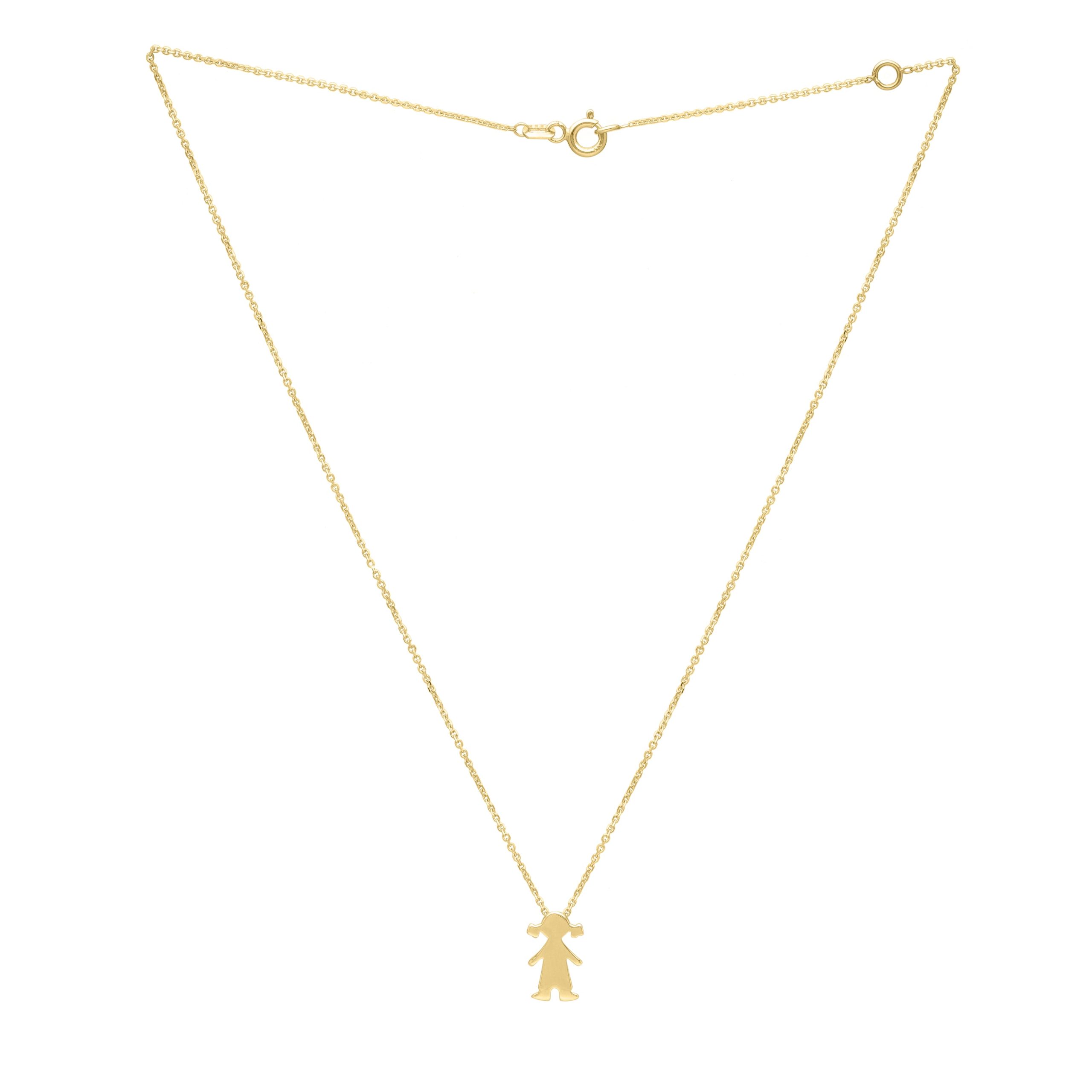 14K Girl Necklace