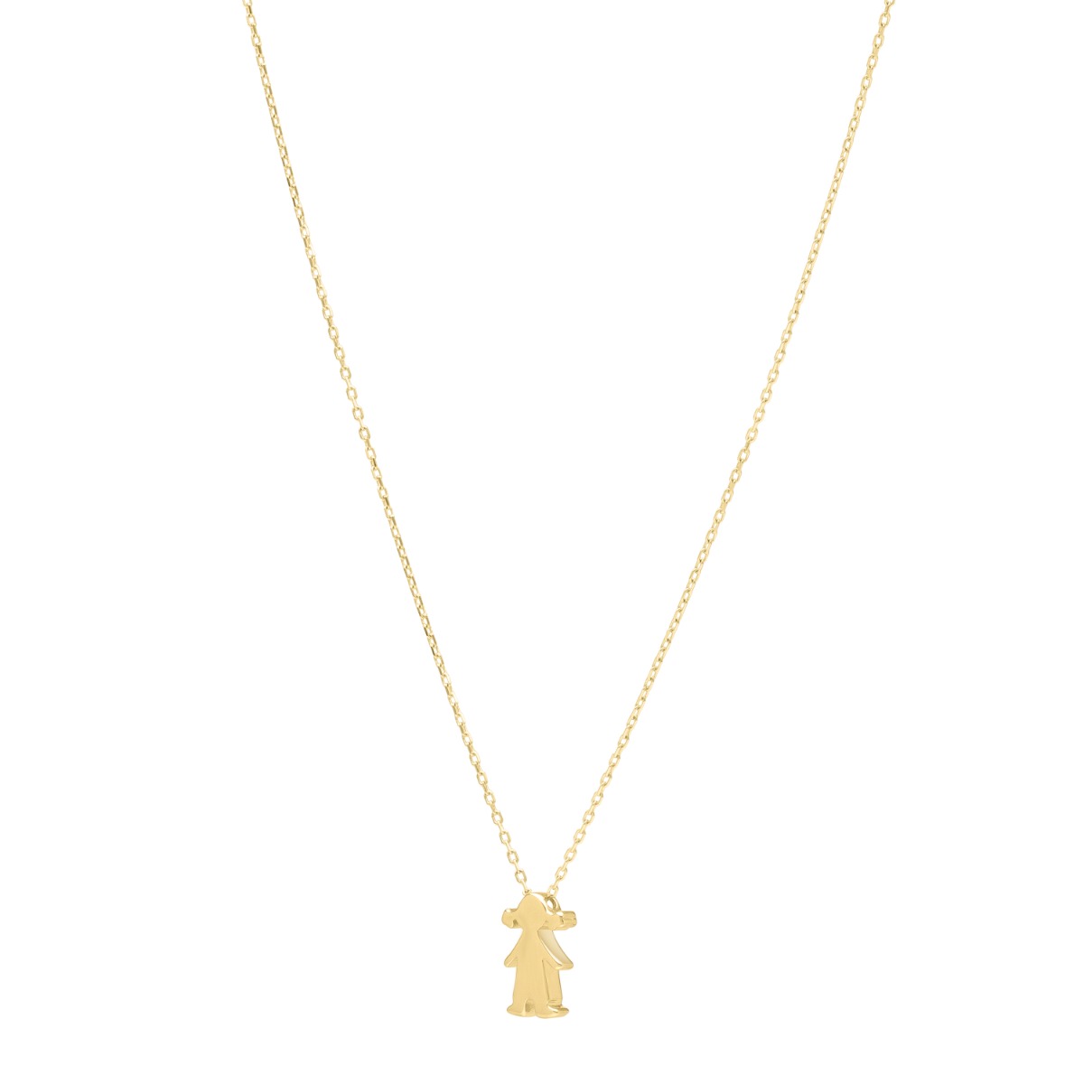 14K Girl Necklace
