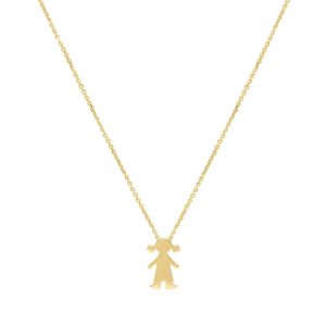 14K Girl Necklace