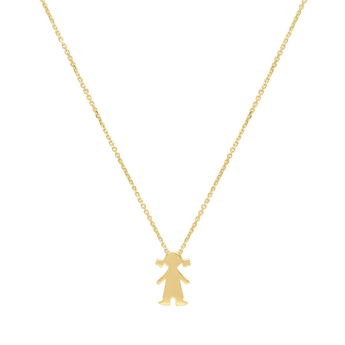 14K Girl Necklace