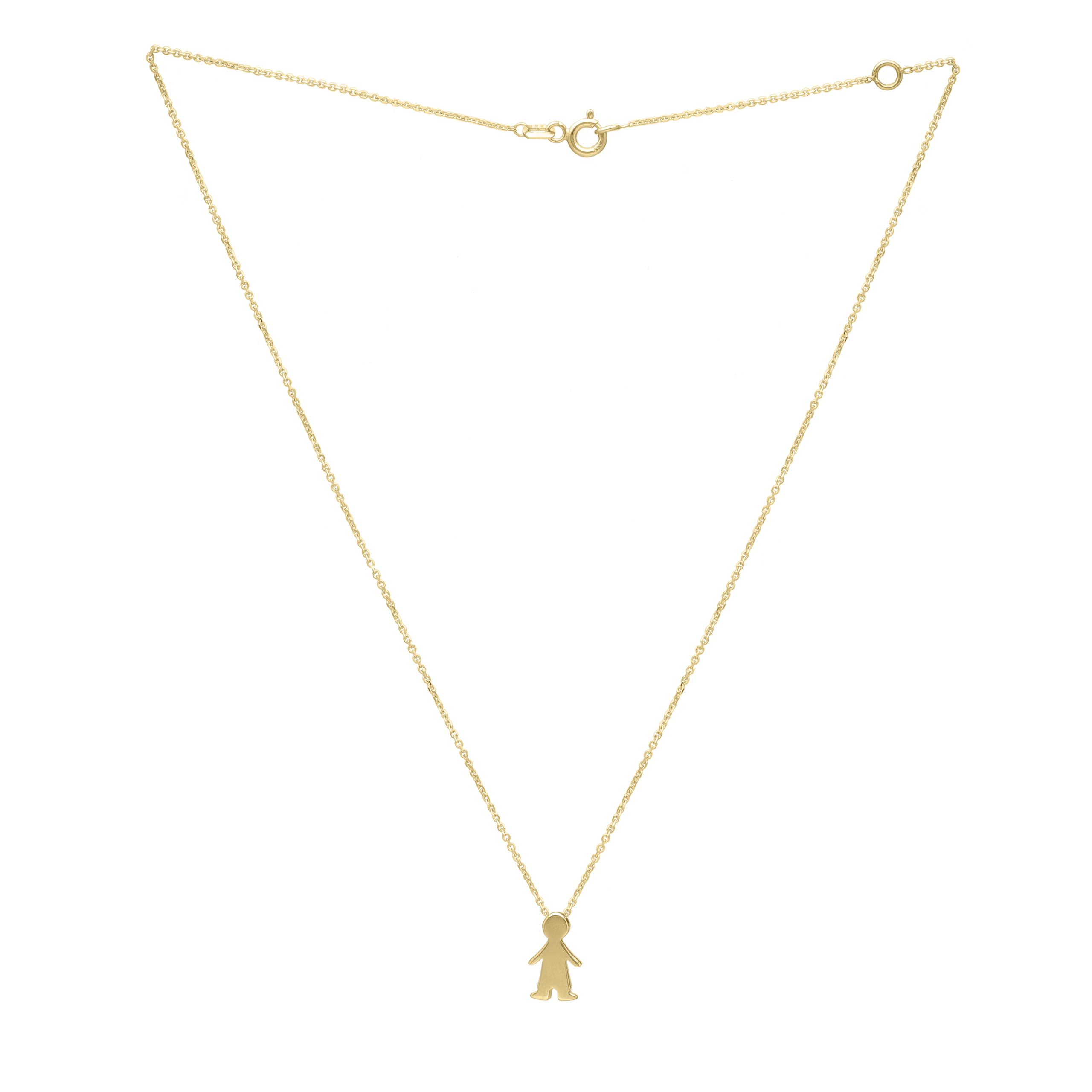 14K Boy Necklace