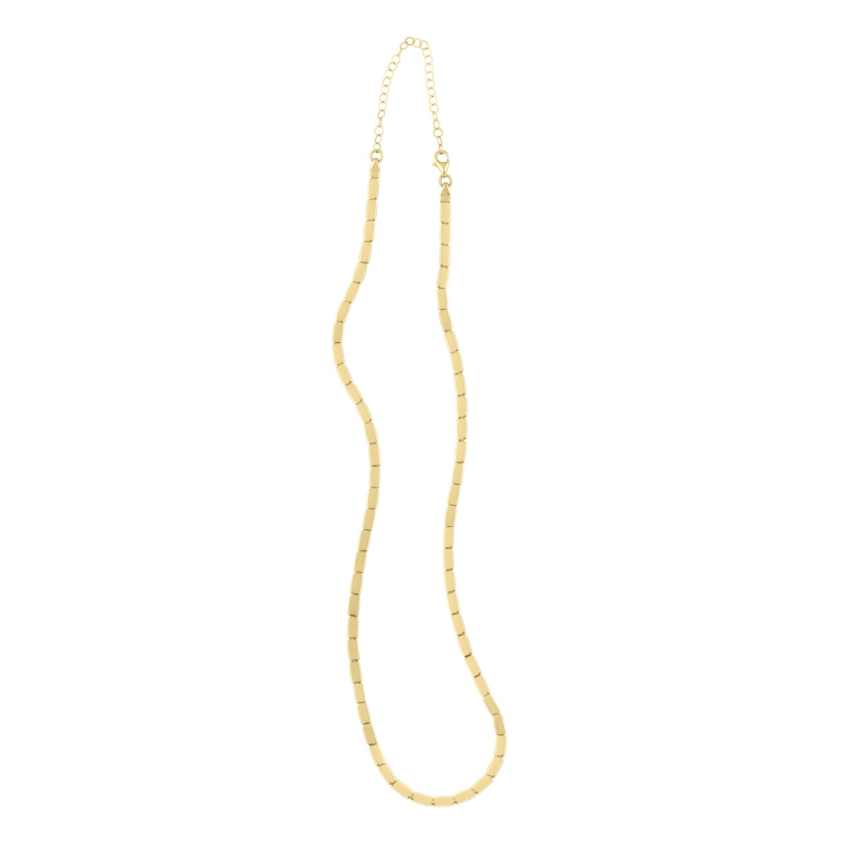 14K Yellow Brick Necklace