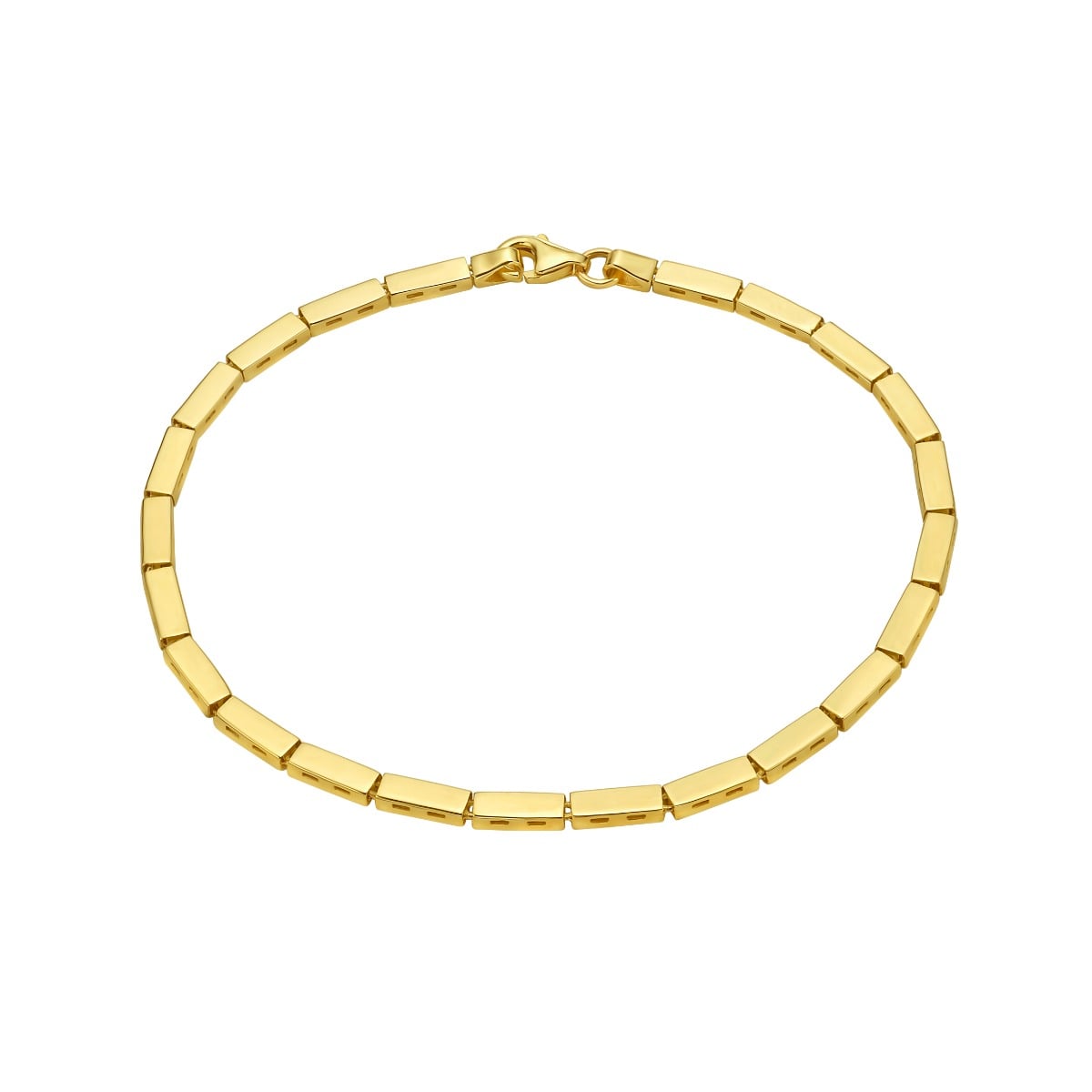 14K Yellow Brick Necklace