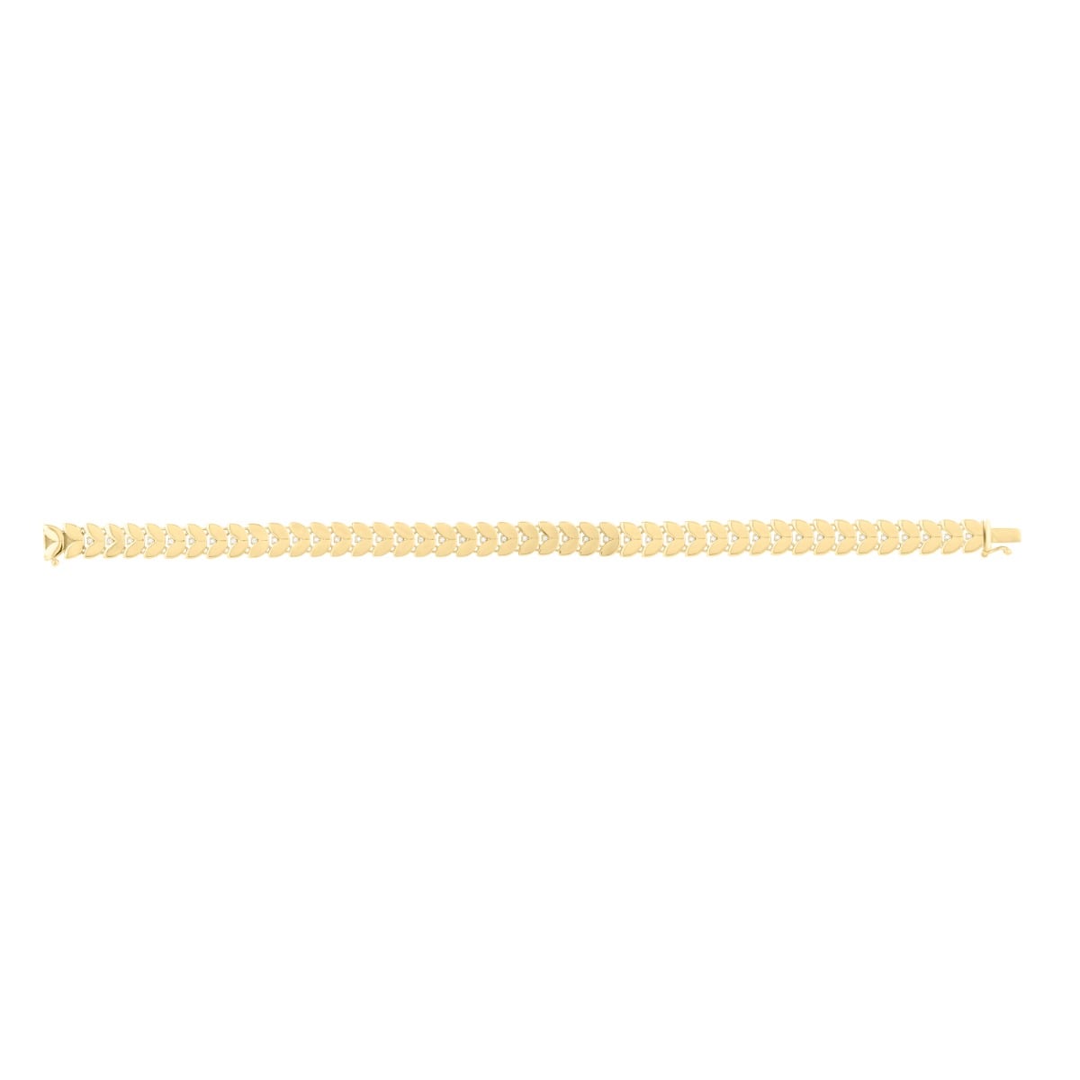 14K Diamond Laurel Leaf Bracelet