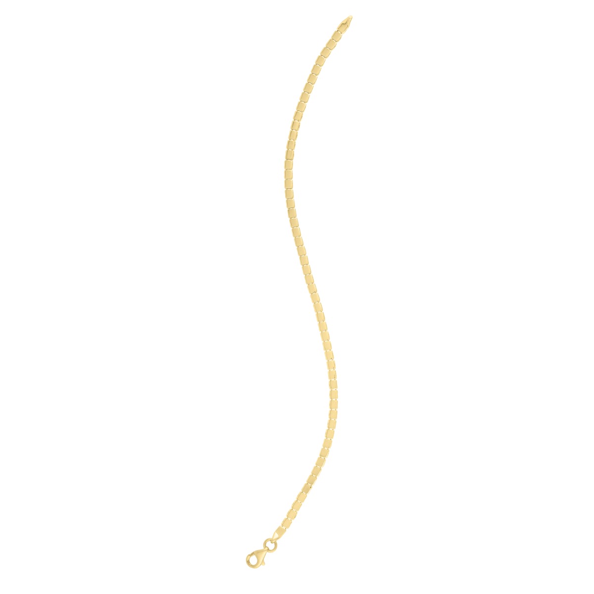 14K Mini Cube Bracelet