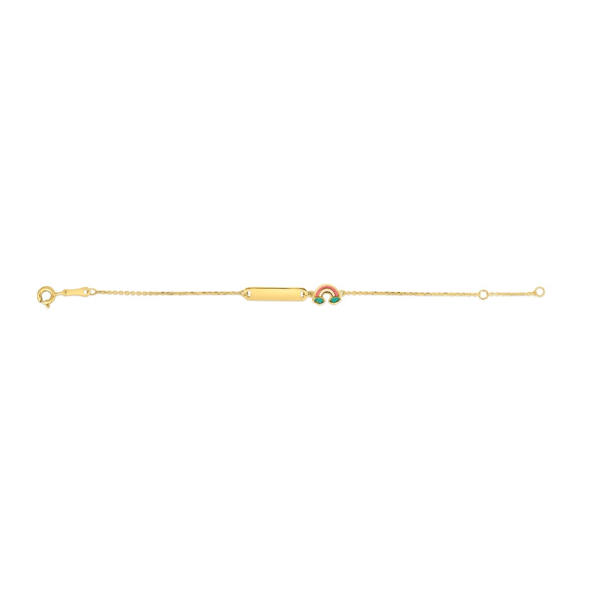 14K Rainbow Children's Bracelet