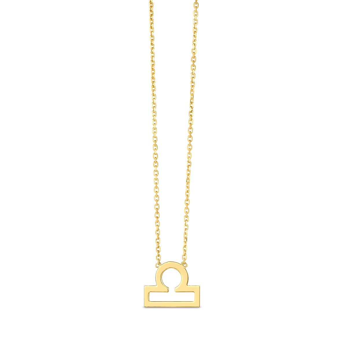 14K Gold Libra Necklace