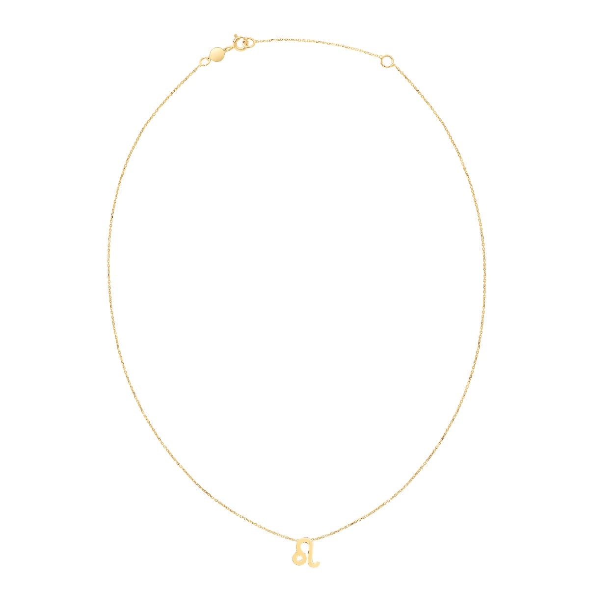 14K Gold Leo Necklace
