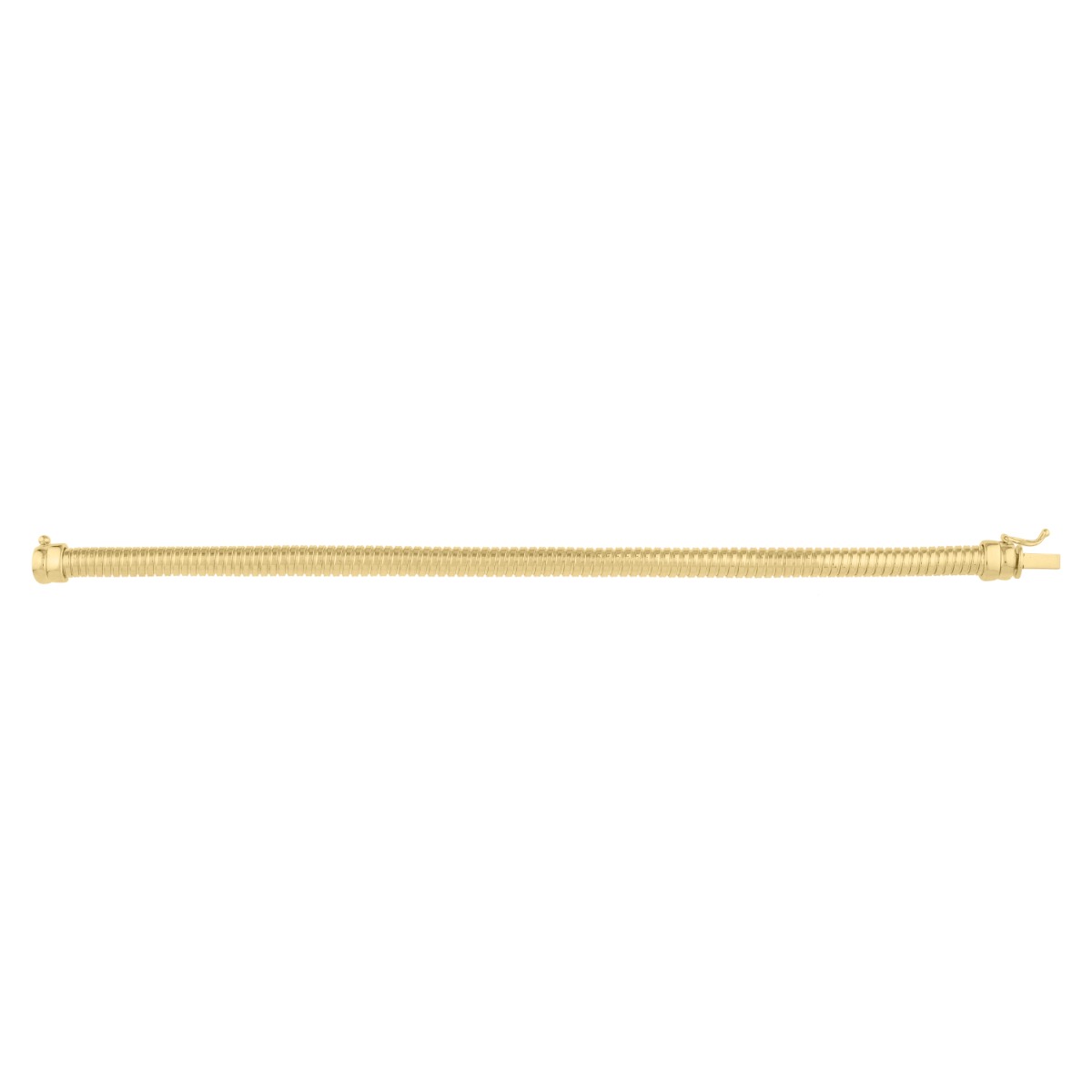 14K 5mm Tubogas Bracelet
