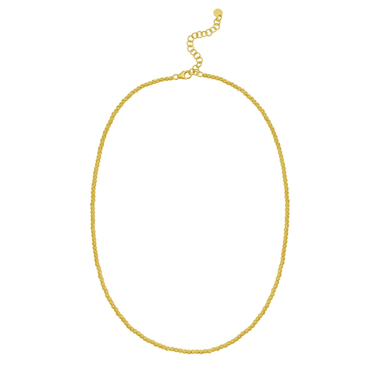 14K 2.3mm Bead Chain Bracelet