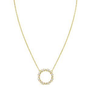 14K Diamon'Oro Circle Necklace