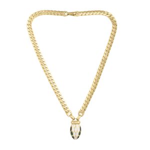 14K Le Serpent Curb Link Necklace