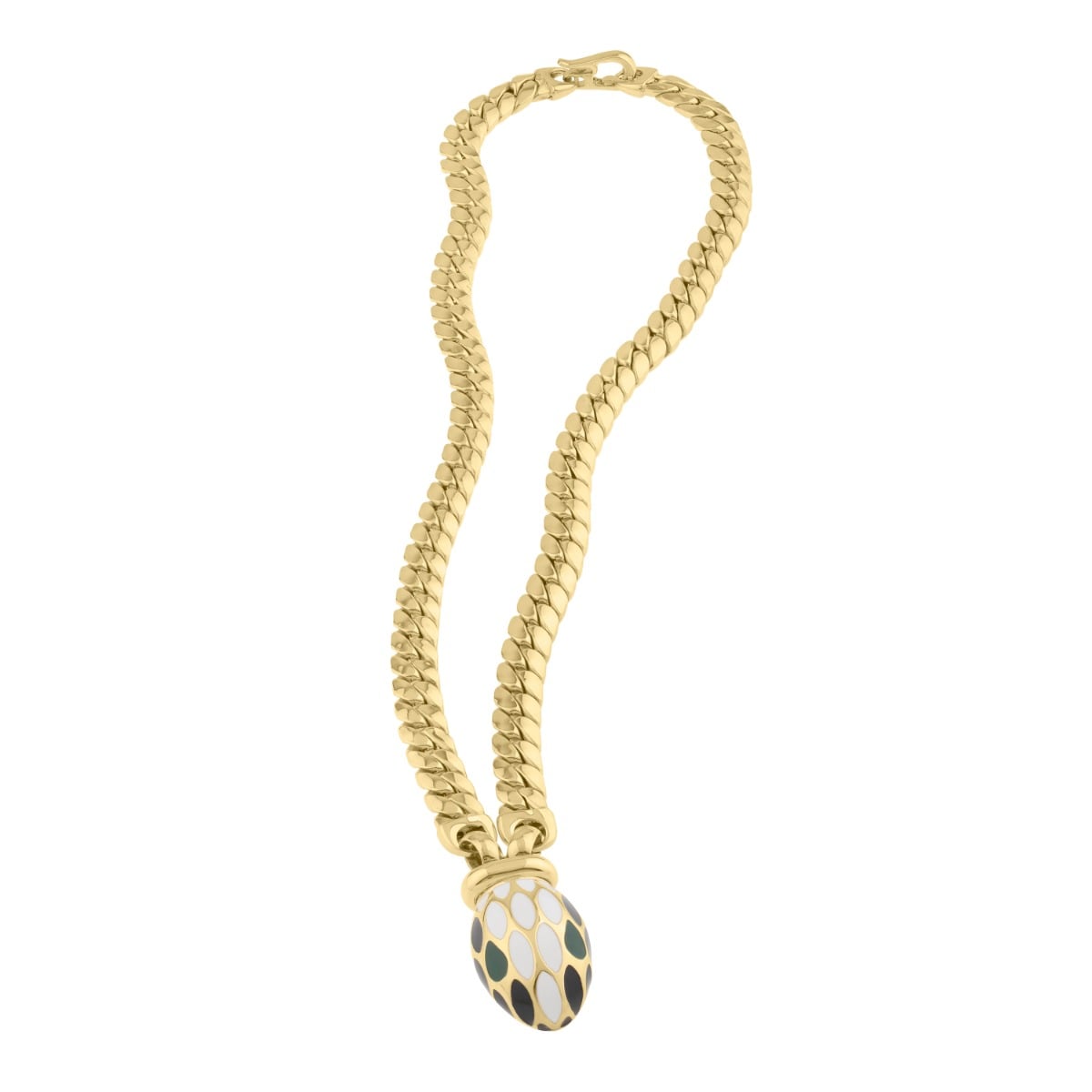14K Le Serpent Curb Link Necklace
