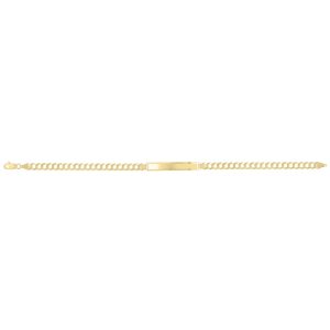 14K 4.7mm Curb ID Bracelet
