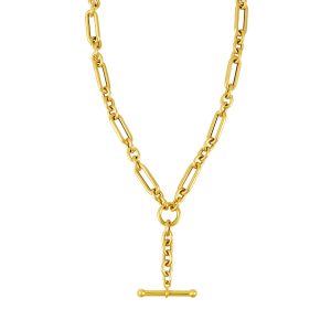 14K Gold Toggle Necklace