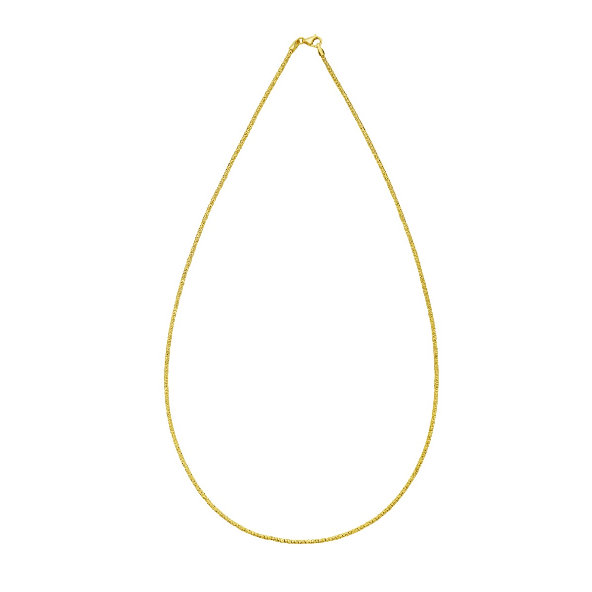 14K 1.7mm Sparkle Spring Chain