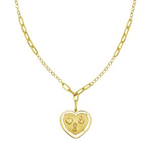 14K Lucky Forever Heart Necklace