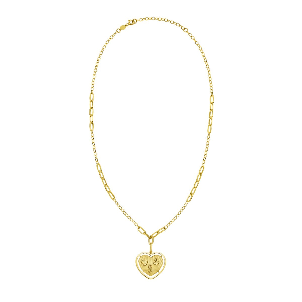 14K Lucky Forever Heart Necklace