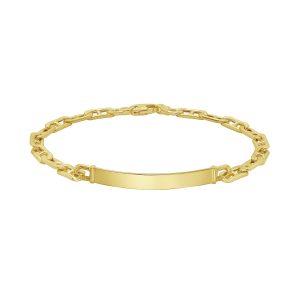 14K Gold Mariner ID Bracelet