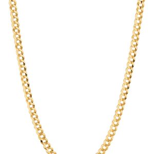 14K Gold 4.7mm Comfort Curb Chain