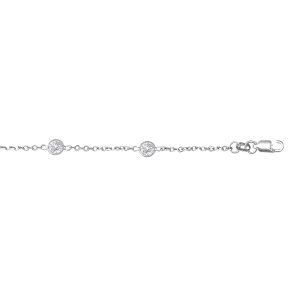 14K Gold CZ by the Yard Bracelet
