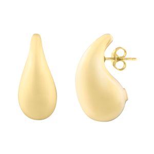 14K Large Raindrop Studs