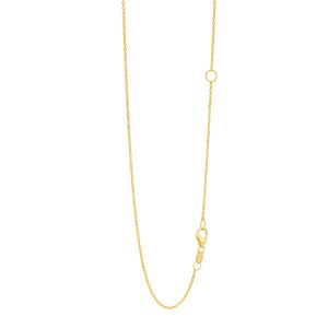 14K Gold 1.1mm Extendable Chain