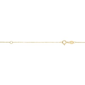 14K Gold 0.51mm Double Extendable Box Chain