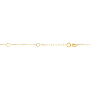 14K Gold 1.3mm Double Extendable Piatto Chain