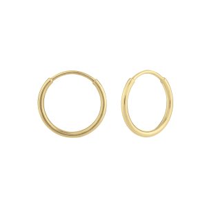 10K Gold Mini Endless Hoop Earring