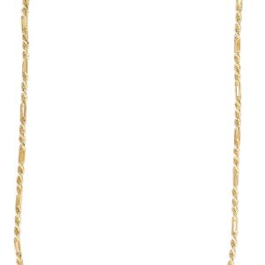 14K Gold 3mm Figarope Chain