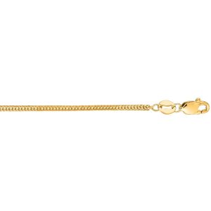 14K Gold 1mm Foxtail Chain