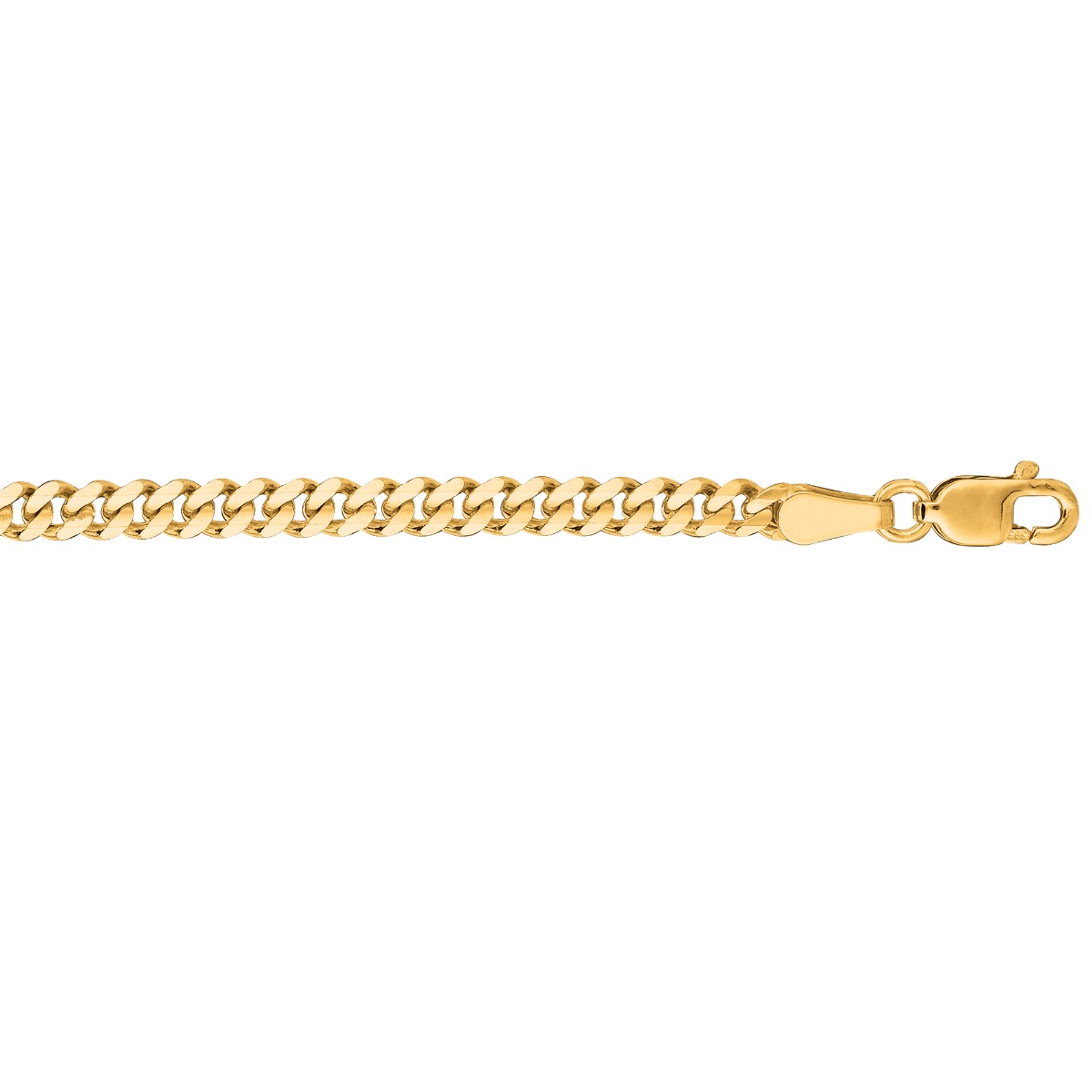 14K 3.6mm Gourmette Chain