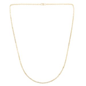 14K Gold 1.9mm French Cable Chain