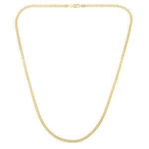 14K 3.3mm Fancy Ice Chain