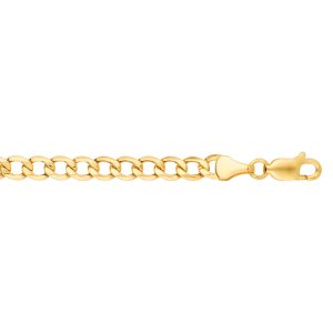 14K Gold 24" 5.3mm Lite Curb Chain
