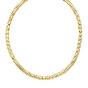 14K 6.5mm Lite Oval Snake Chain