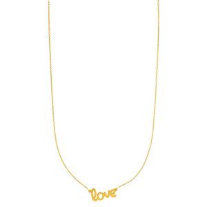 14K Gold Love Necklace