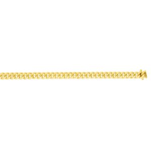 14K Gold 18" 3.9mm Classic Miami Cuban
