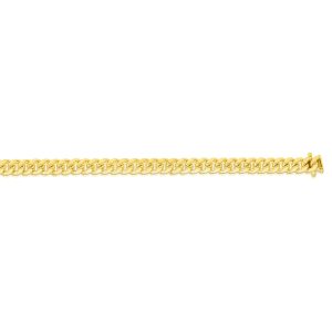 14K Gold 20" 4.9mm Classic Miami Cuban