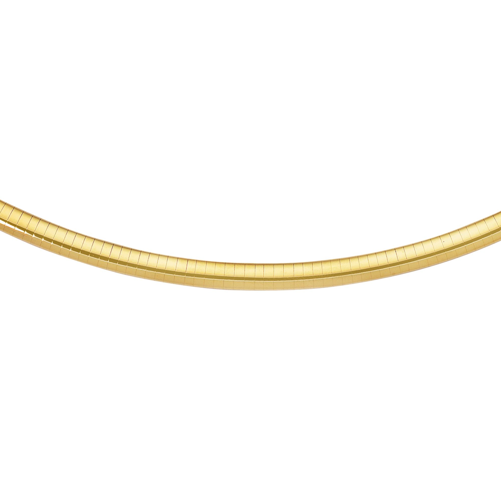 14K Gold 20" 6mm Classic Omega