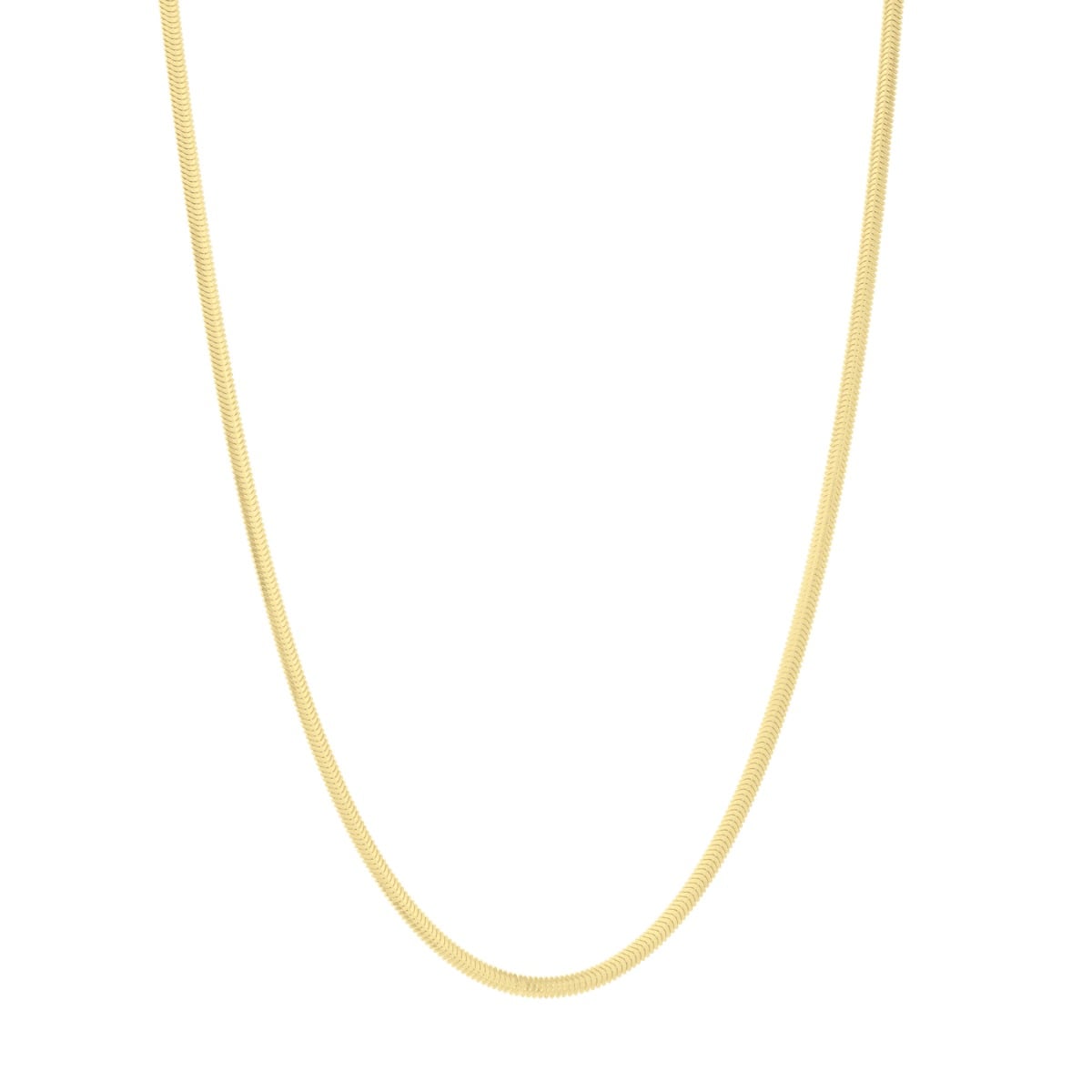14K 2.6mm Oval Snake Chain
